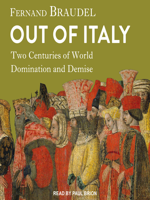 Title details for Out of Italy by Fernand Braudel - Wait list